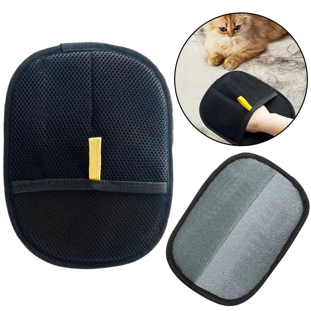 Kit Luvas Mágicas + Escova Adesiva Profissional – Remoção de Pelos de Pets Rápida e Eficiente
