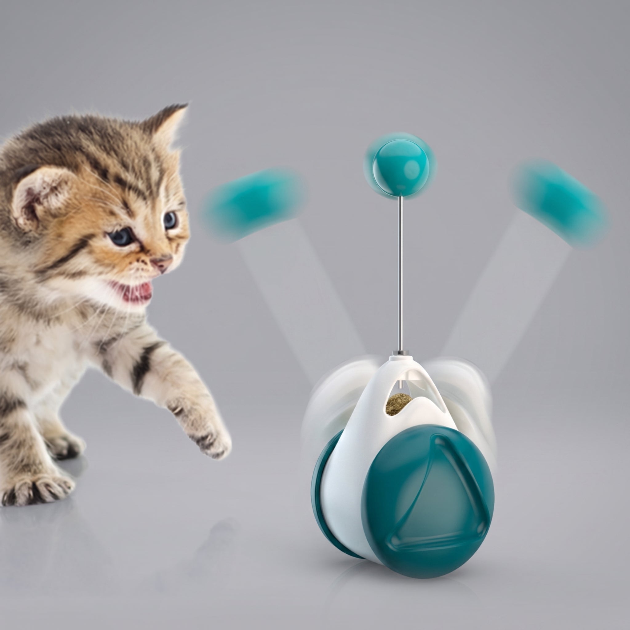 Tumbler Balanced Wheel Swinging Ball Cat Toy