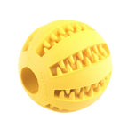 Rubber Treat-Dispensing Chew Ball for Dogs