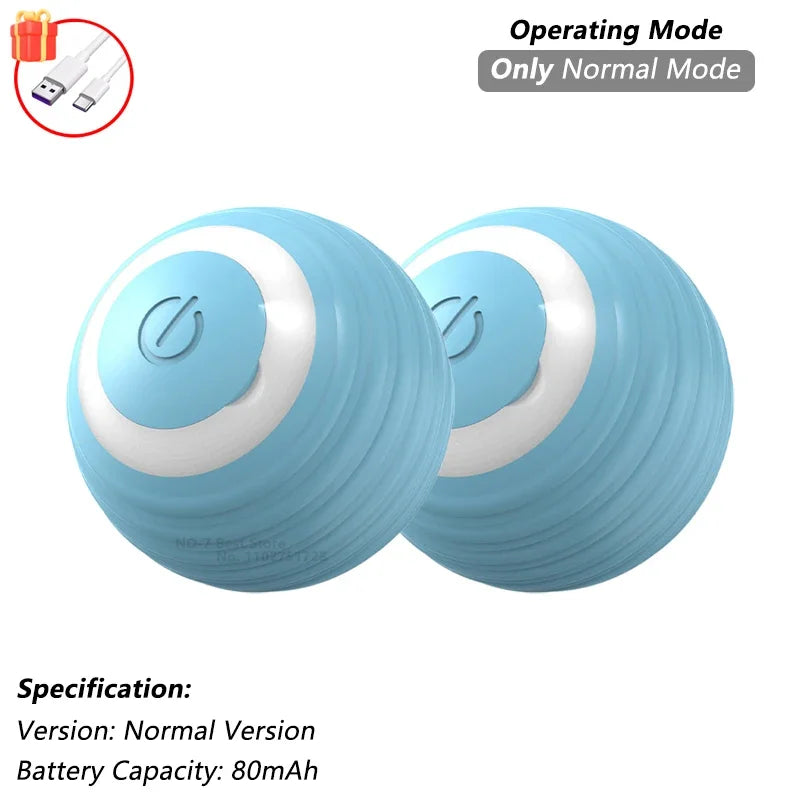 Rechargeable Interactive Auto-Rolling Cat Ball Toy