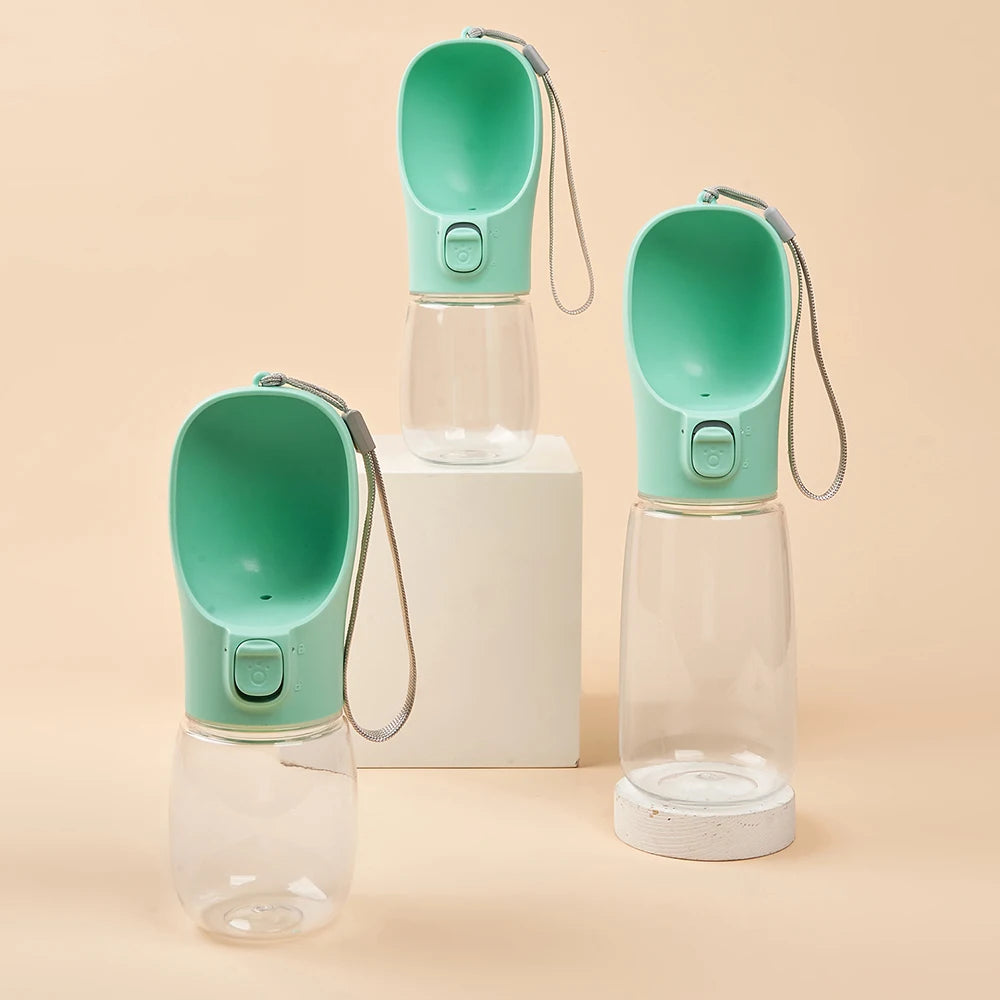 350ml 550ml Portable Water Bottle for Dog Cat Drinking Cup with Lanyard Leakproof Puppy Kitten Water Feeder Outdoor Pet Supplies