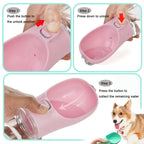 350ml 550ml Portable Water Bottle for Dog Cat Drinking Cup with Lanyard Leakproof Puppy Kitten Water Feeder Outdoor Pet Supplies