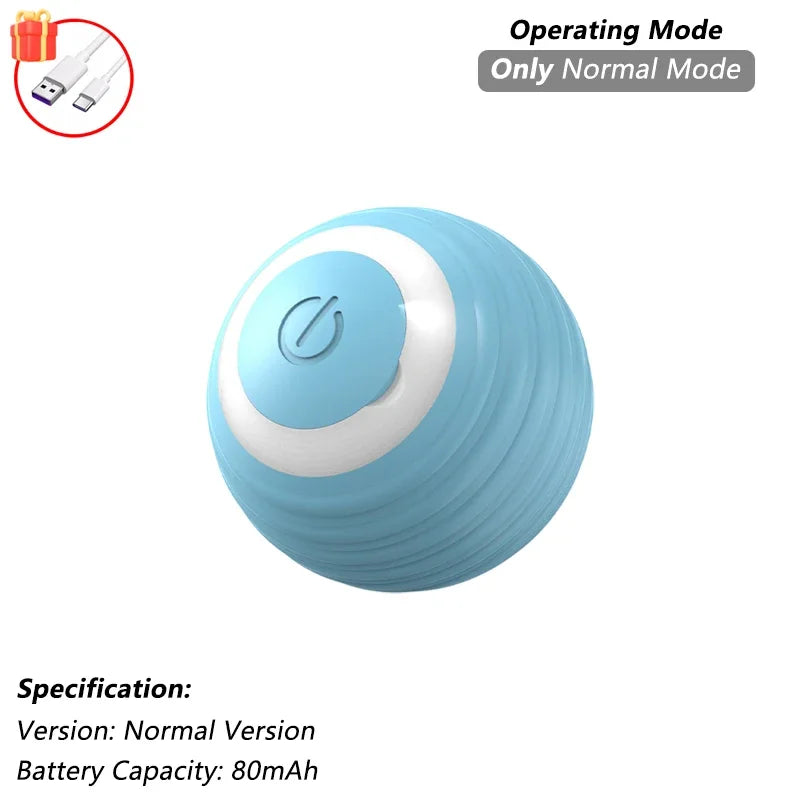 Rechargeable Interactive Auto-Rolling Cat Ball Toy