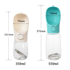 350ml 550ml Portable Water Bottle for Dog Cat Drinking Cup with Lanyard Leakproof Puppy Kitten Water Feeder Outdoor Pet Supplies